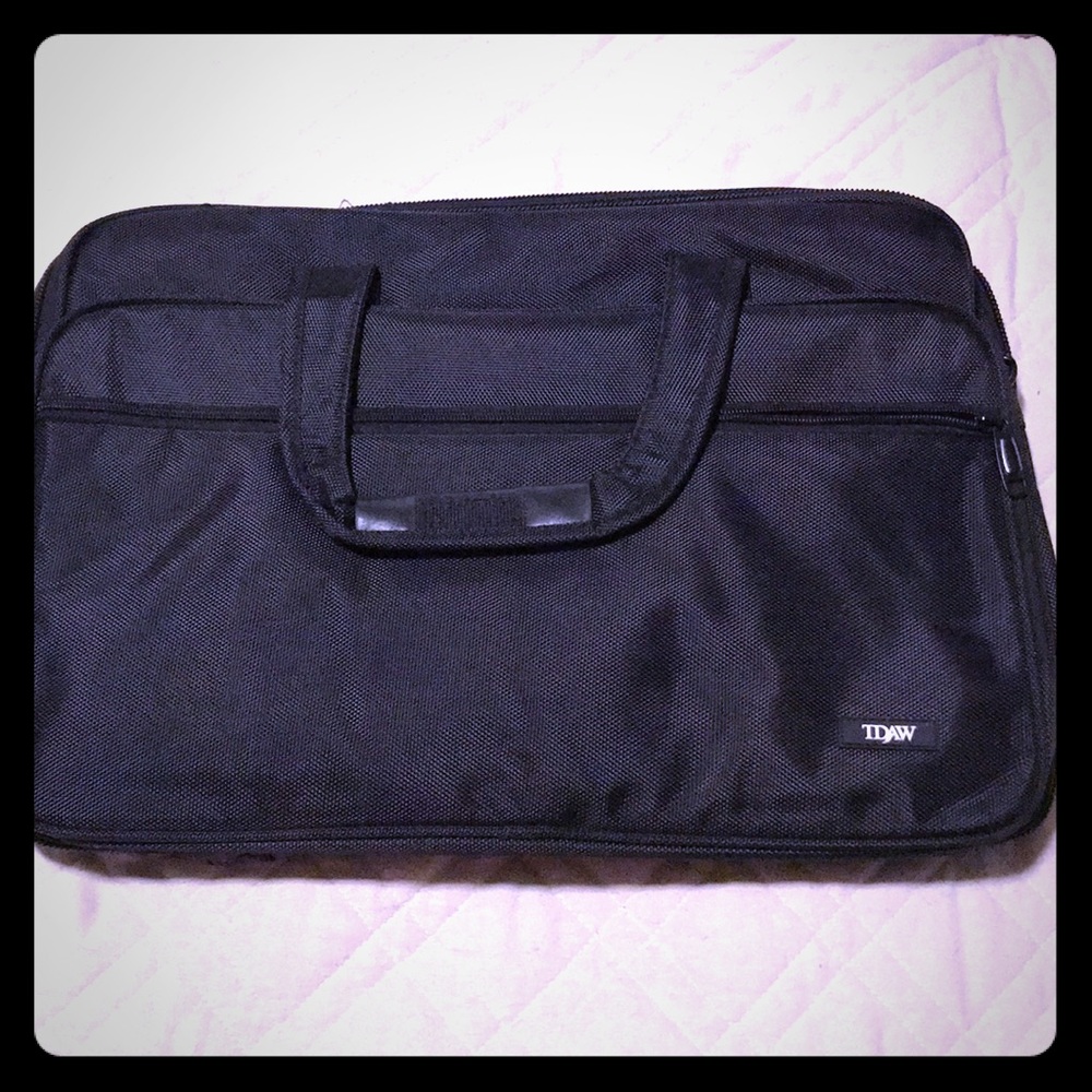 Never used black computer bag